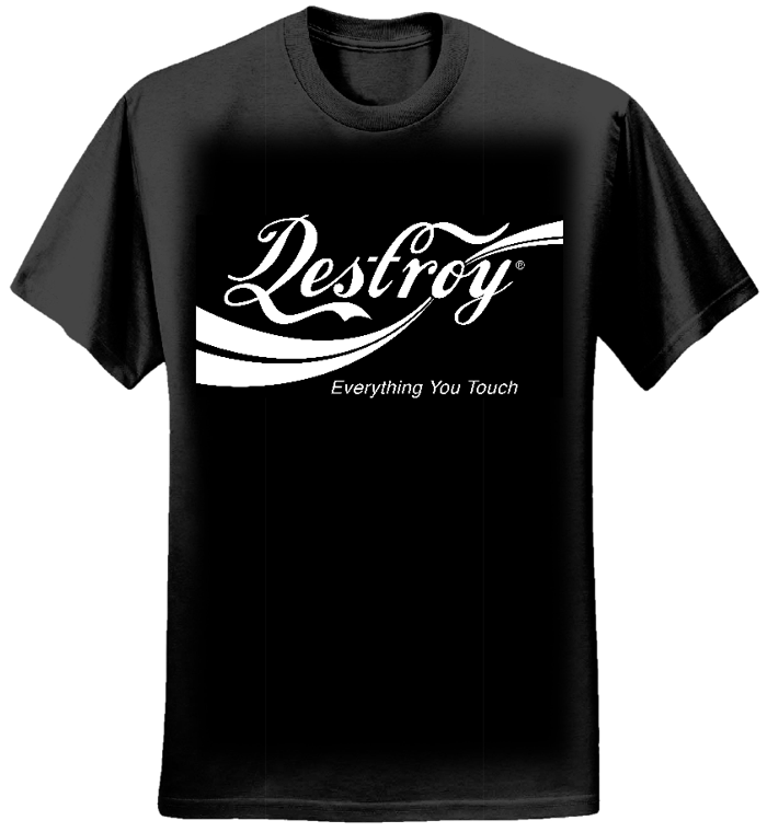Destroy Shirt (Black Men's) - Ladytron