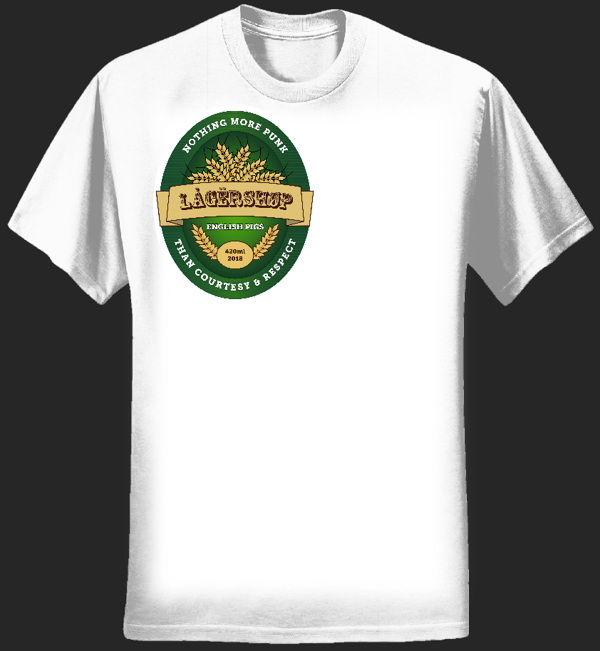 Lågërshøp Badge Tee WHT - Lågërshøp