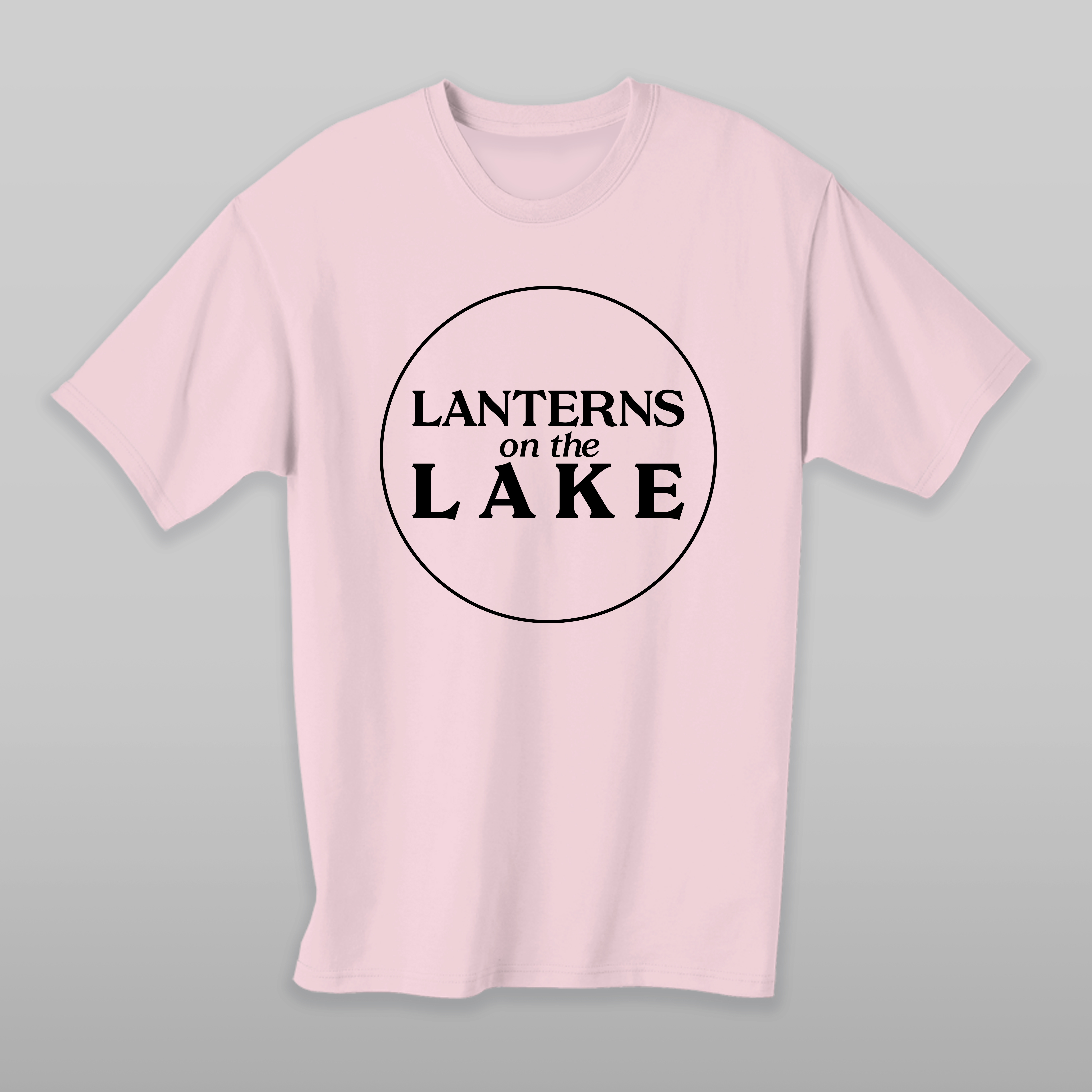 Baby pink logo t-shirt (unisex) - Lanterns On The Lake
