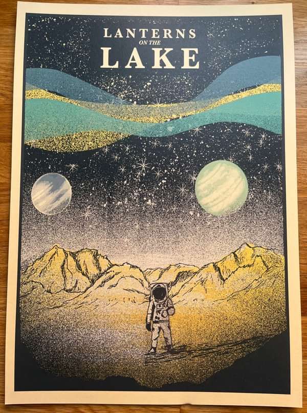 I Saw Comets Fly - A3 print - Lanterns On The Lake