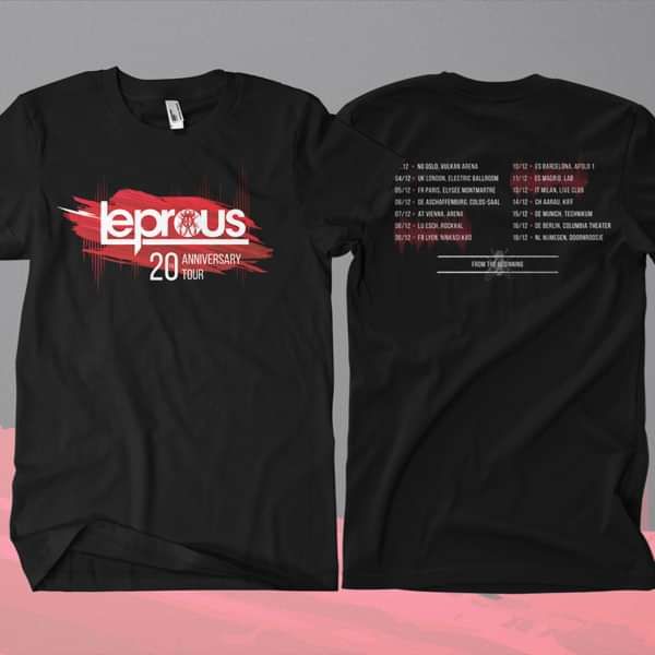 Leprous - '20th Anniversary Tour - New Logo' T-Shirt - Leprous