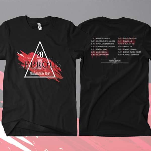 Leprous - '20th Anniversary Tour - Old Logo' T-Shirt - Leprous