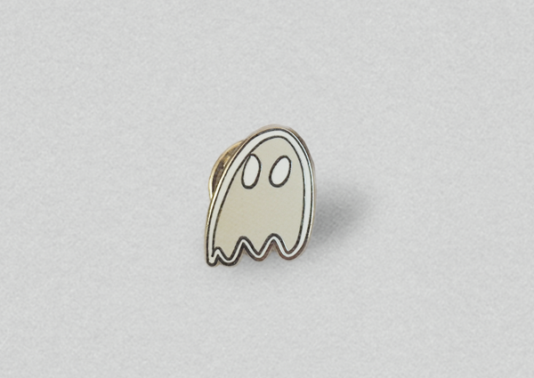 Ghost Enamel Pin Badge - Lewis and Leigh