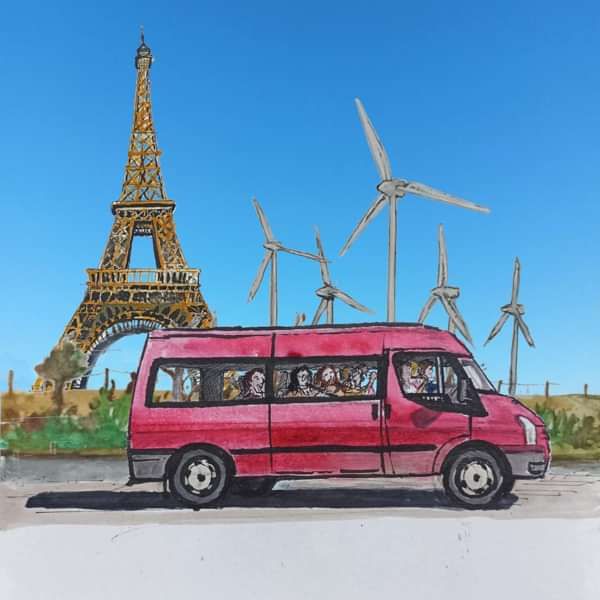 Fan Transit Coch (Red Transit Van) - Lo-fi Jones