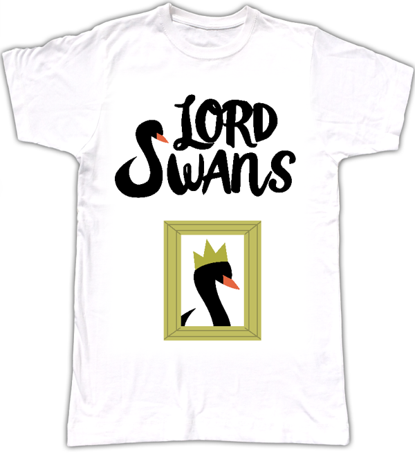 LADIES Swans Mirror T-Shirt - Lord Swans