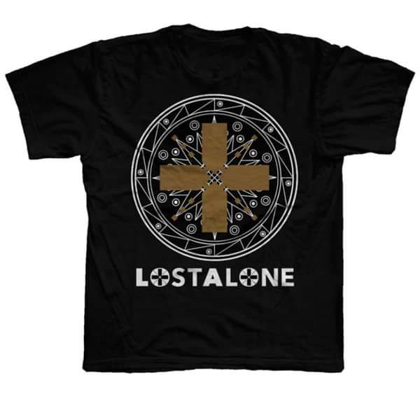 Gold Logo T Shirt - LostAlone