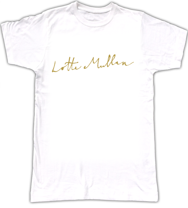 Logo Gold T-Shirt + Free Download - Lotte Mullan