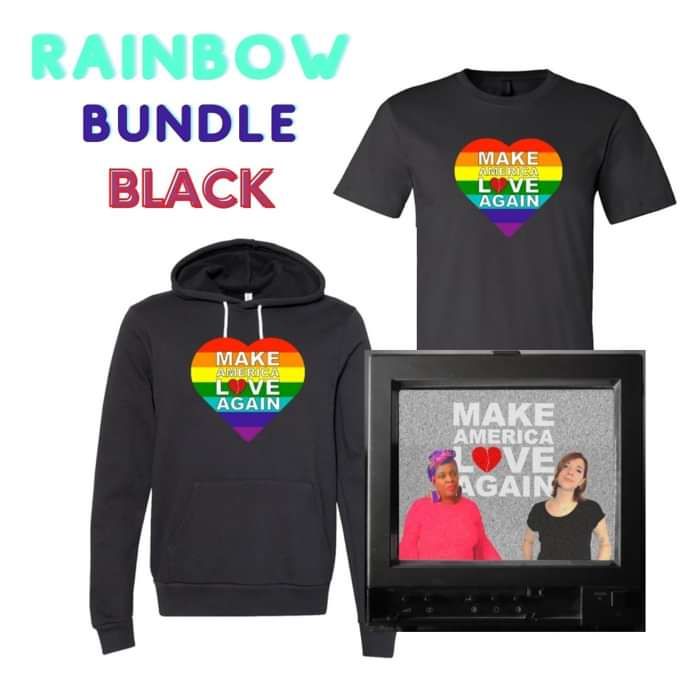 MALA Rainbow Set Black - Make America Love Again US