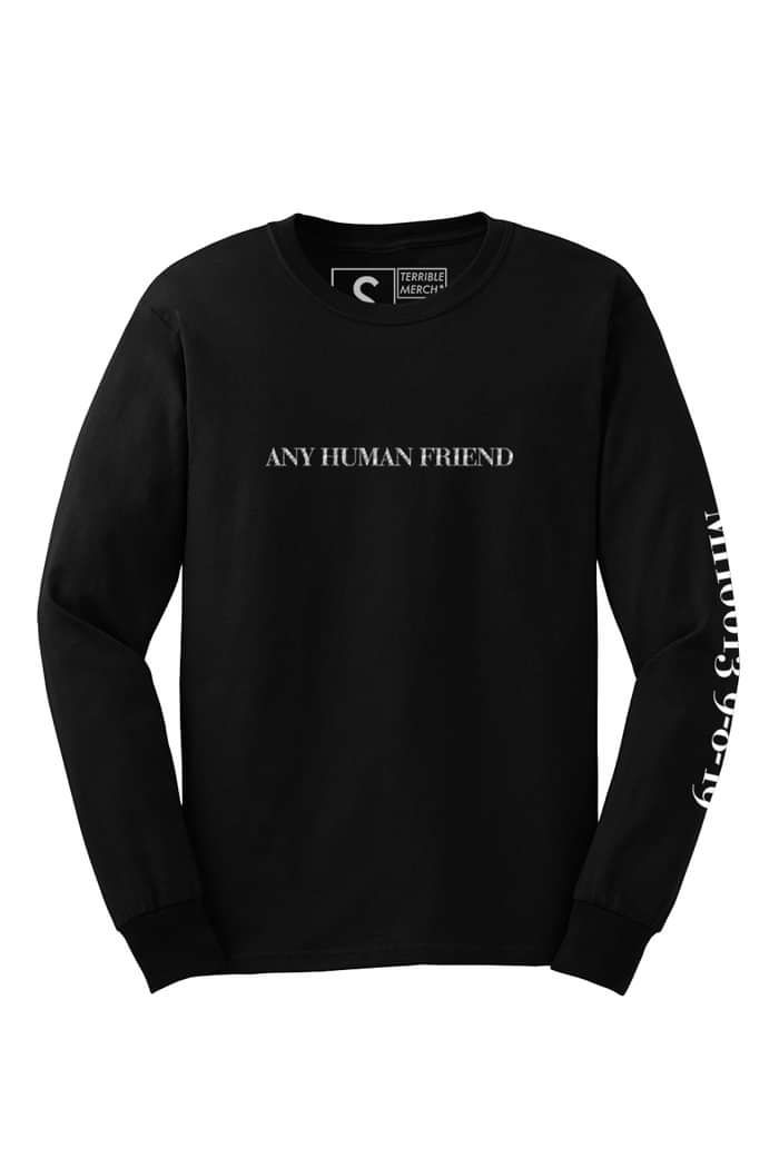 Any Human Friend embroidered long sleeve tee - Marika Hackman
