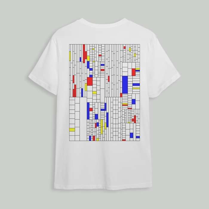 Max Cooper - Yearning for the Infinite Remixed Tee (white edition) - Max Cooper