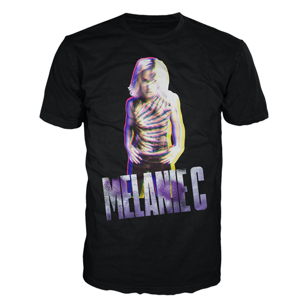 Melanie C - Retro Black T-shirt - Melanie C