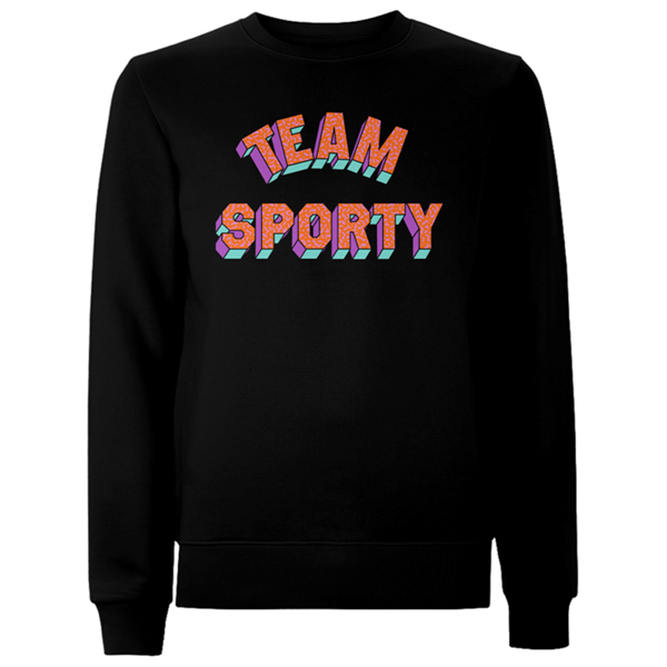 Team Sporty - Black Sweatshirt - Melanie C