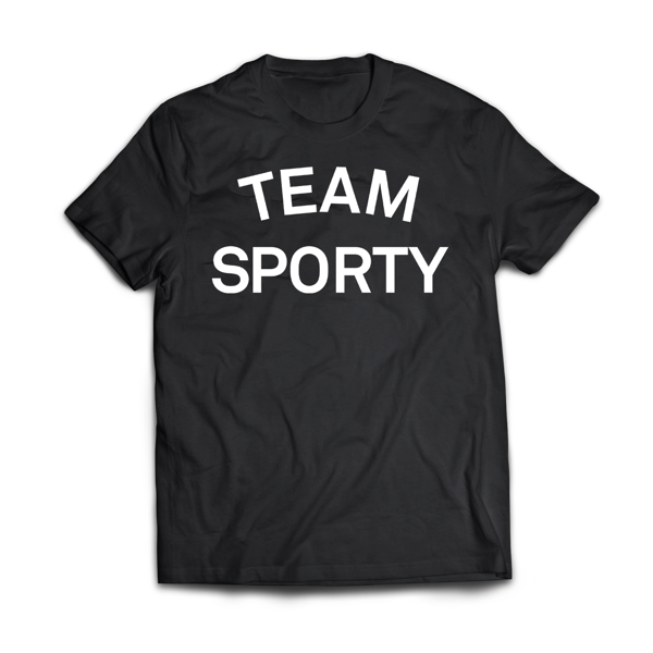 Team Sporty - Black T-shirt - Melanie C