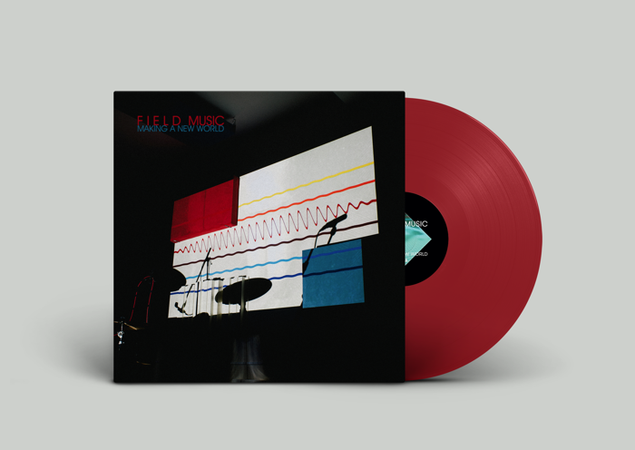 Field Music - Making a New World - ltd edition transparent red vinyl - US Postage - Memphis Industries