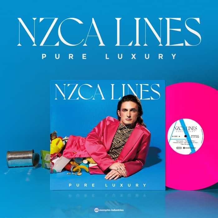 NZCA Lines - Pure Luxury - Neon Pink vinyl - US Postage - Memphis Industries