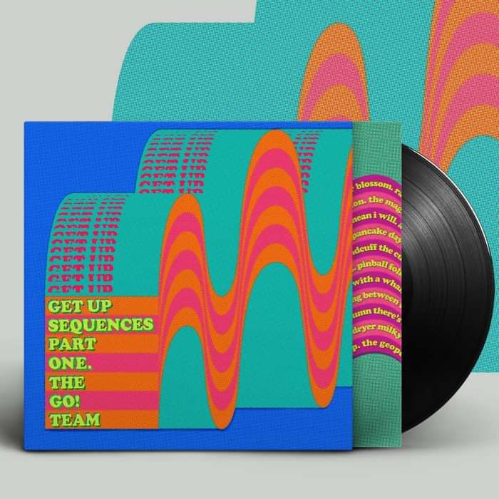 The Go! Team - Get Up Sequences Part One - Black or Turquoise Vinyl - US Postage - Memphis Industries