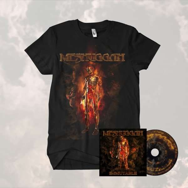 Meshuggah - 'Immutable' CD Digipak & T-Shirt Bundle - Meshuggah