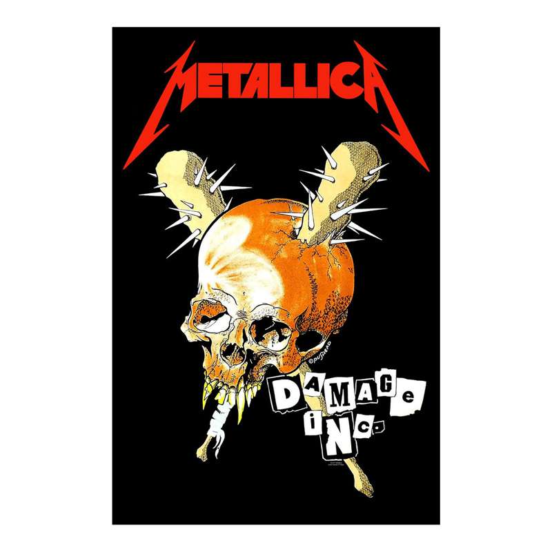 Damage Inc Textile Poster Flag Metallica