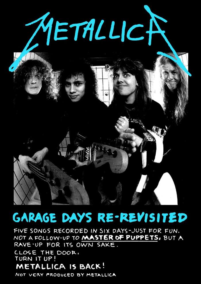 Garage Days - A2 Print - Metallica