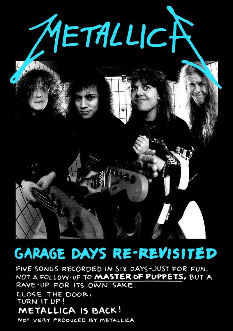 Garage Days Print Metallica