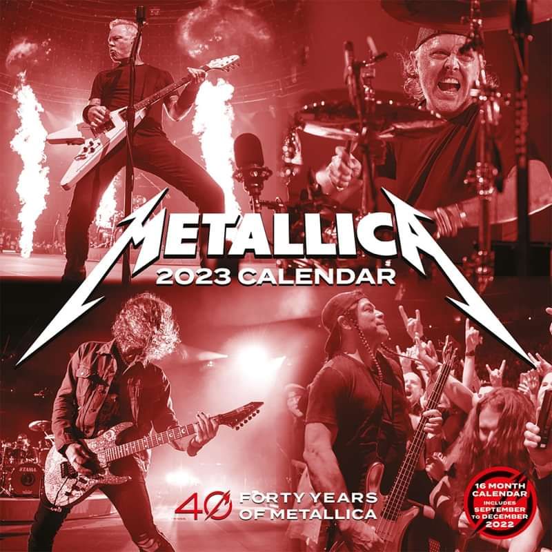 Official 2023 Calendar - Metallica