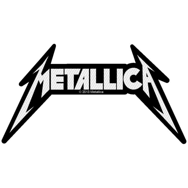 Shaped Logo Logo Woven Patch Metallica