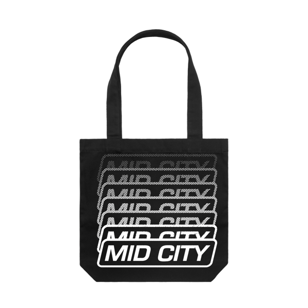 MID CITY TOTE BAG - BLACK - MID CITY