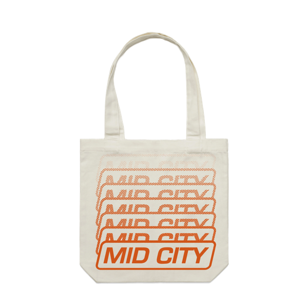 MID CITY TOTE BAG - CREAM - MID CITY