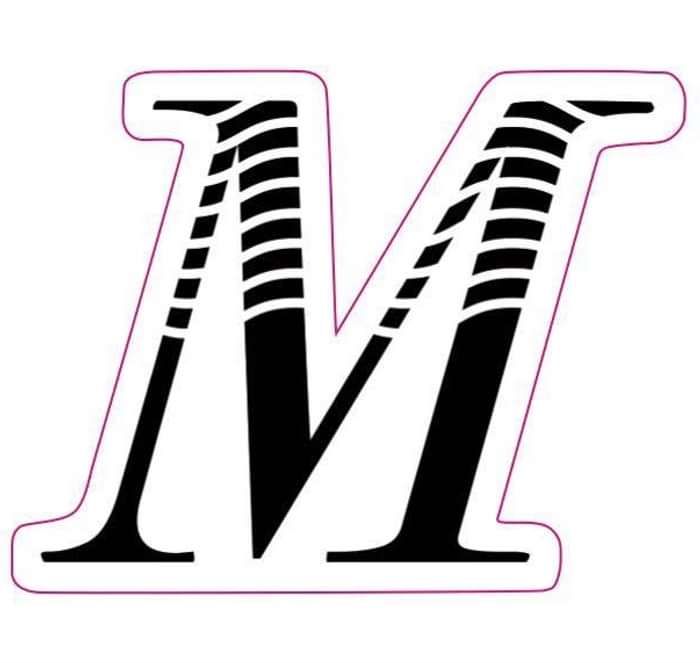 "M" Logo Sticker - MOSCOW.
