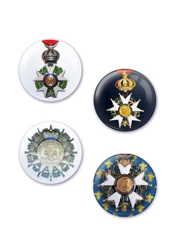 BADGE SET MEDALS - NAPOLEON