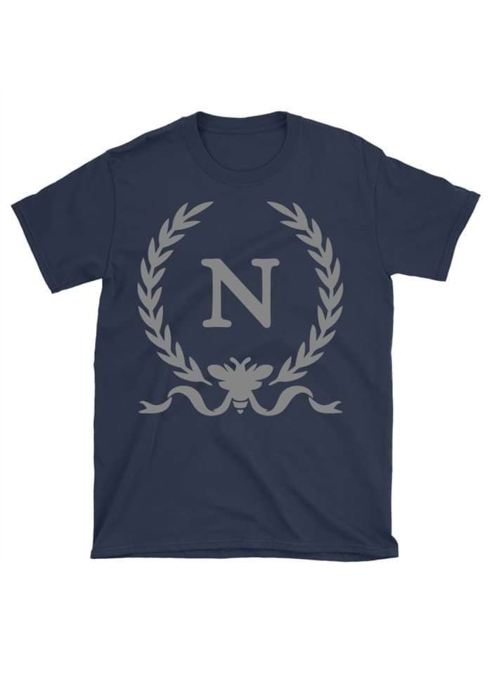 T-SHIRT CREST NAVY BLUE - NAPOLEON