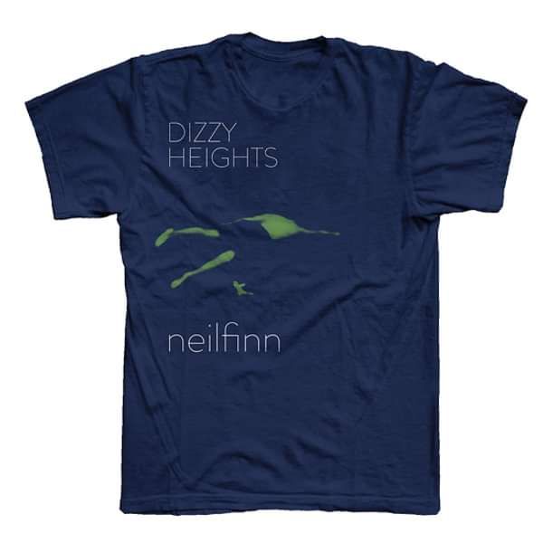 Dizzy Heights European Tour T-Shirt - Navy - Neil Finn (products)