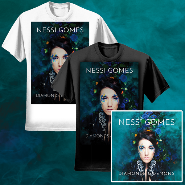 Diamonds & Demons Album + T-Shirt - Nessi Gomes