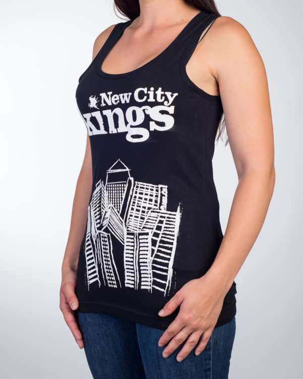 Ladies Black Vest - New City Kings