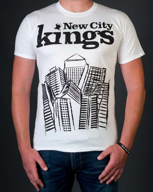 Mens White T-shirt - New City Kings