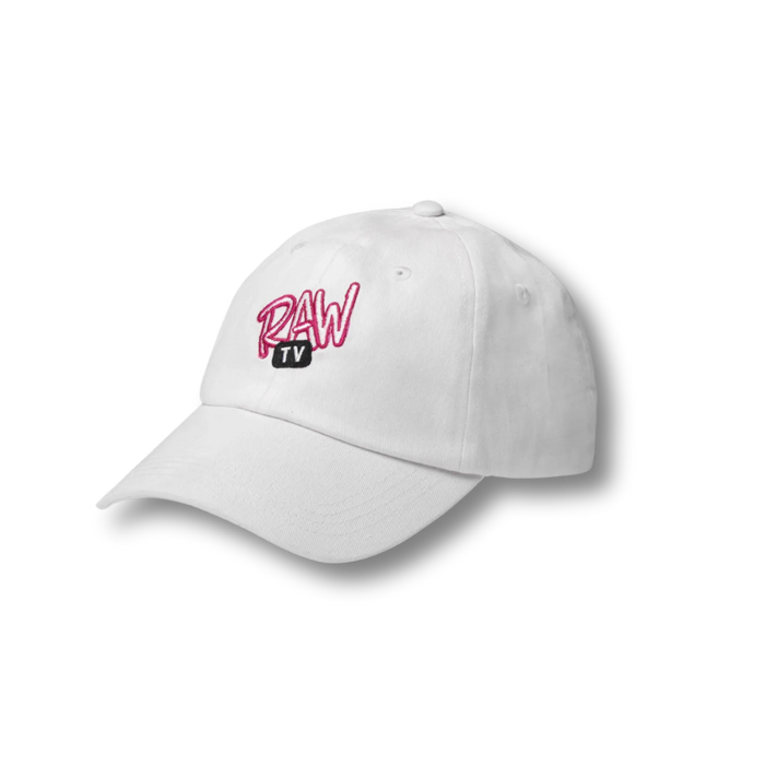 RAW TV Cap (White) - Northeast Party House
