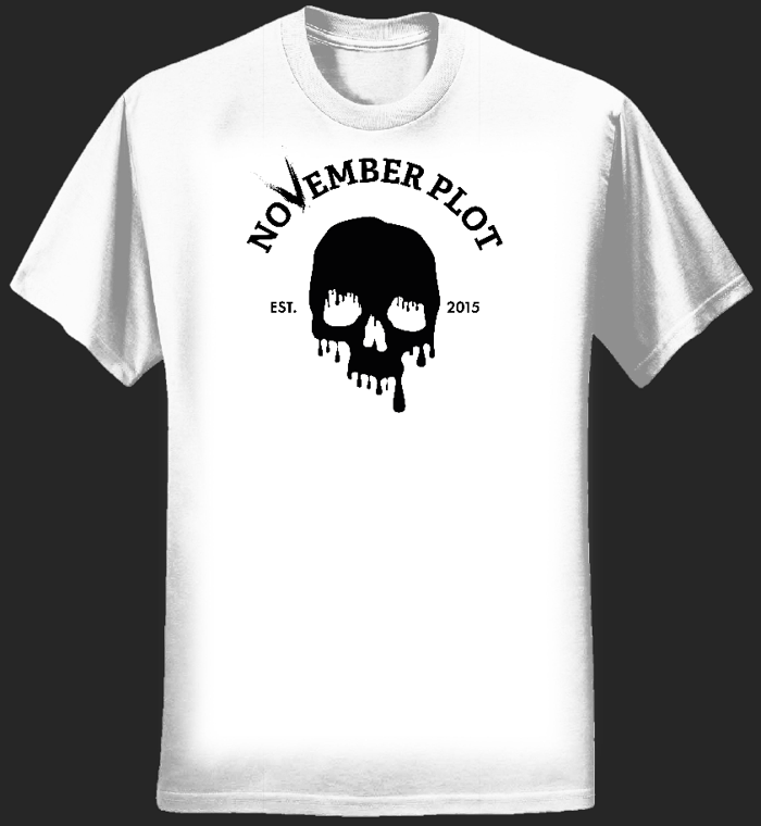 Dripping Skull Shirt – Mens - NOVEMBER PLOT