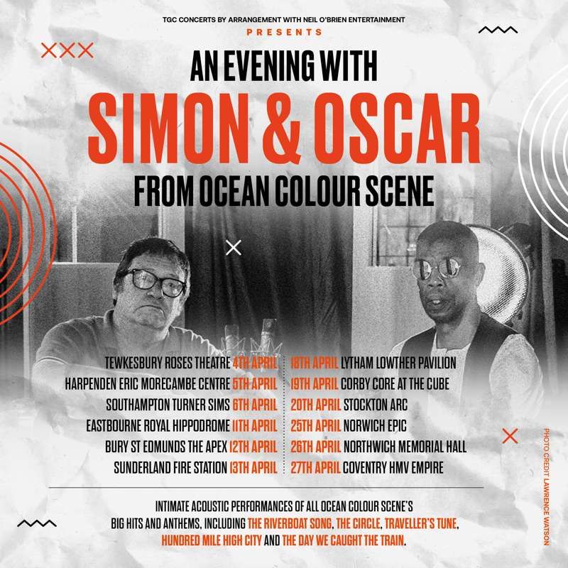 Ocean Color Scenes Tour News : Ocean Colour Scene Announce Uk Tour Dates – BUMWIP
