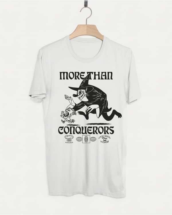 More Than Conquerors T-Shirt - OIL TAPE