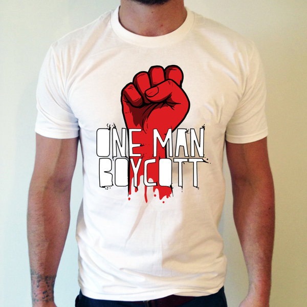 Men's 2016 Rebellion Tee - White *BRAND NEW* - One Man Boycott