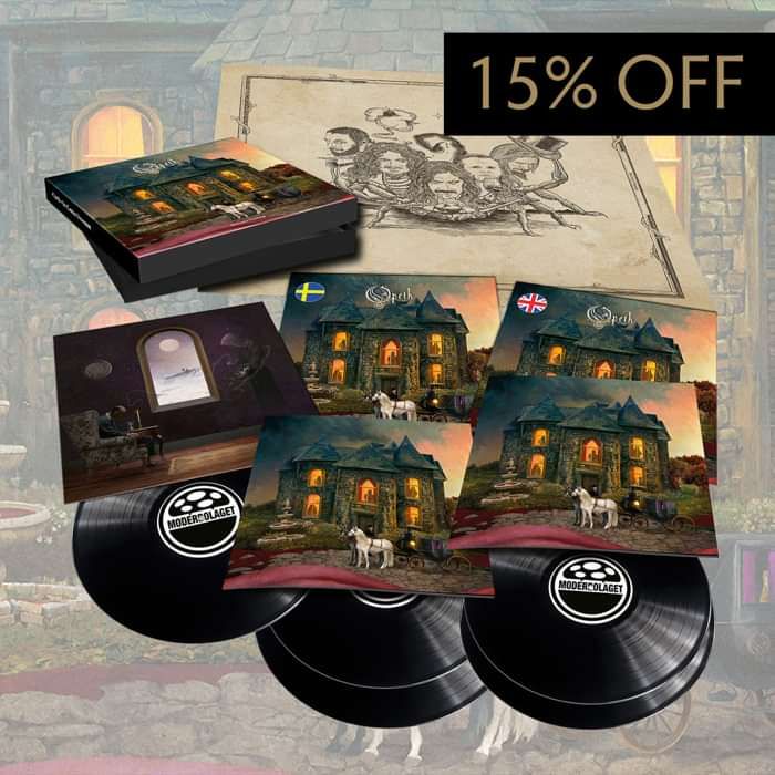 Opeth - 'In Cauda Venenum' (Connoisseur Edition) Ltd. Edition Black 5LP Boxset - Opeth US