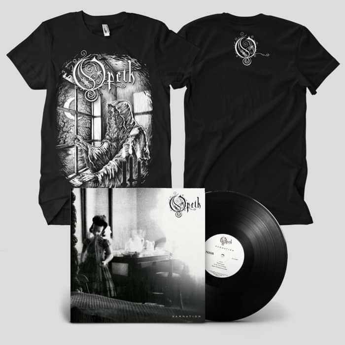 Opeth - 'Damnation (20th Anniversary Edition)' Black Vinyl + T-Shirt Bundle - Opeth