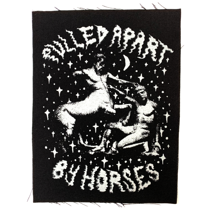 Back Patch / Black - Pulled Apart By Horses