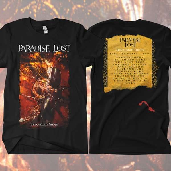 Paradise Lost - 'Draconian Times 25th Anniversary' T-Shirt - Paradise Lost