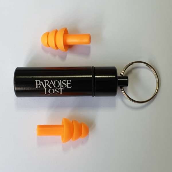 Paradise Lost - 'Logo' Earplugs Keyring Capsule - Paradise Lost