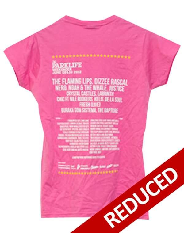Ladies Pink Event 2012 T-Shirt - Parklife