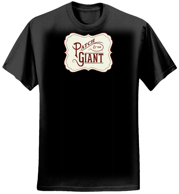 Logo T-shirt Black (Mens) - Patch and the Giant
