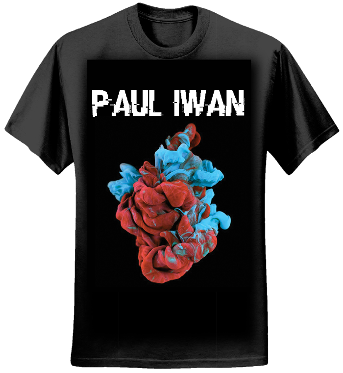 Paul Iwan "Flaming heart" Tshirt - Paul Iwan
