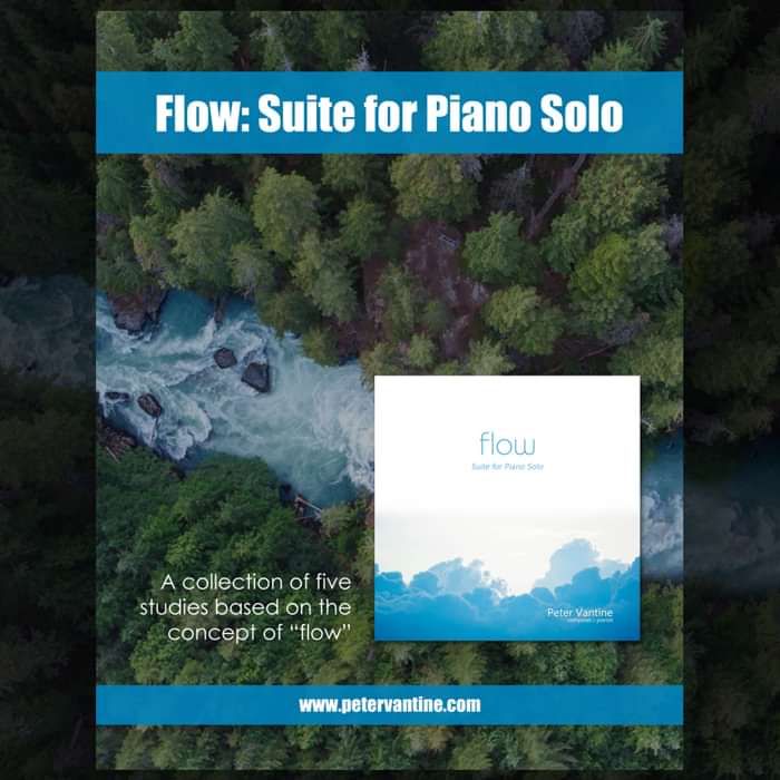 Flow: Suite for Piano Solo complete (sheet music download) - Peter Vantine