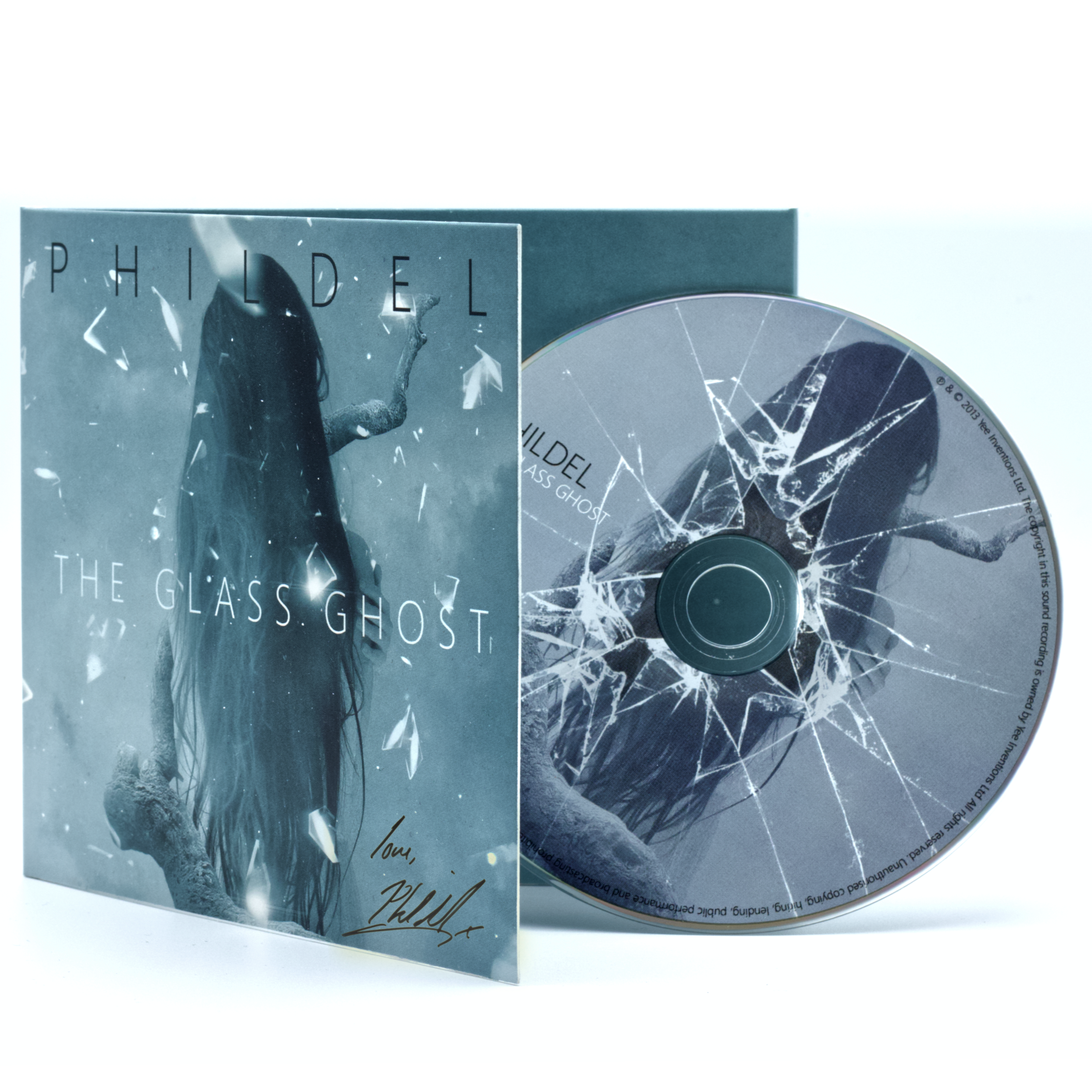THE GLASS GHOST - PHILDEL Limited Edition Audio CD (SIGNED BY PHILDEL) - PHILDEL